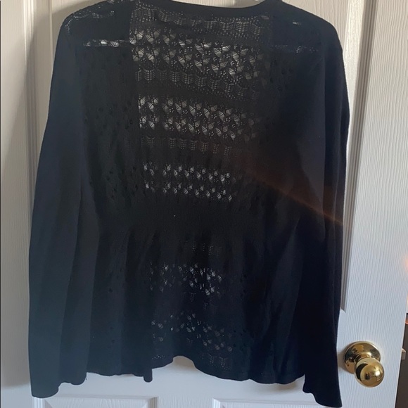 Medium black lace back cardigan - Picture 2 of 2